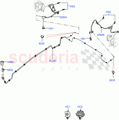Part Diagram for Land Rover LR158085