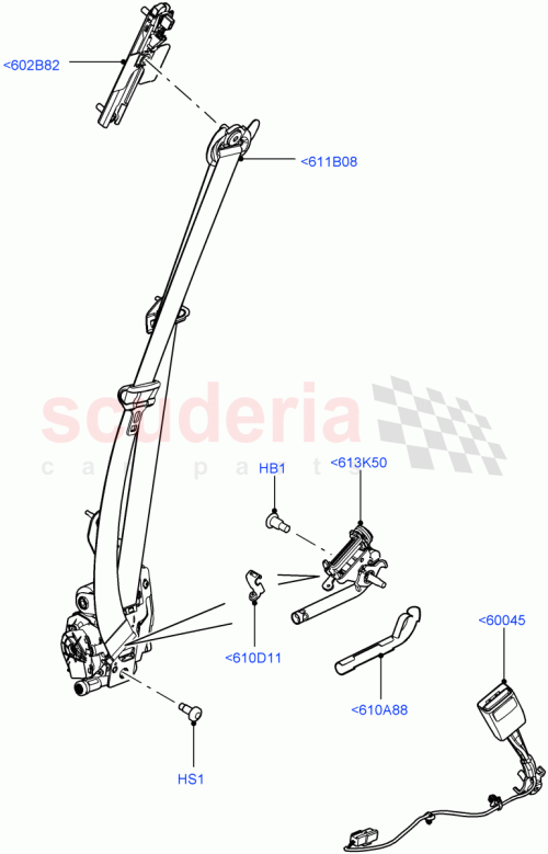 Part Diagram for Land Rover LR040476