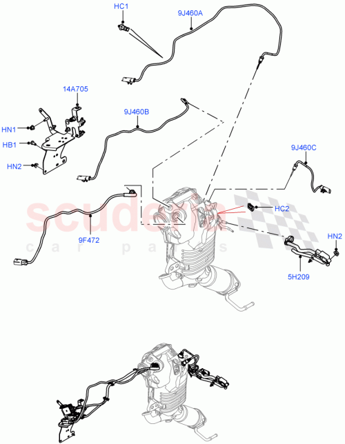 Part Diagram for Land Rover LR141938