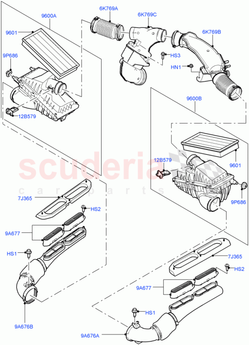 Part Diagram for Land Rover LR122693
