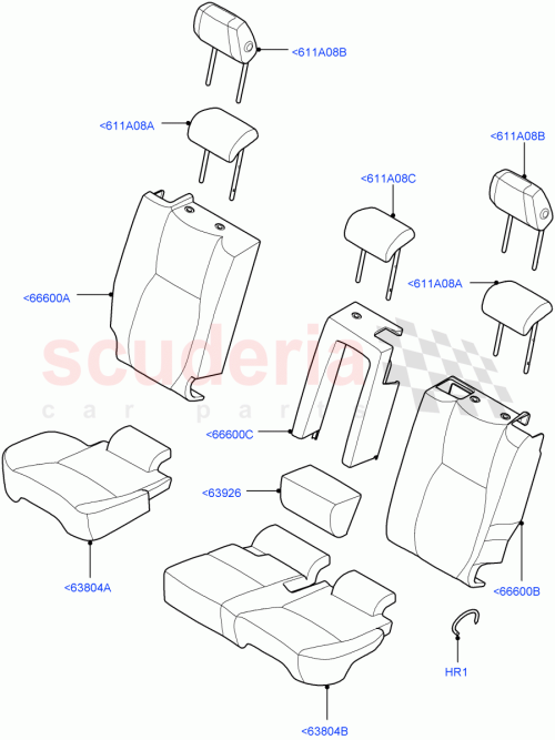 Part Diagram for Land Rover LR127766