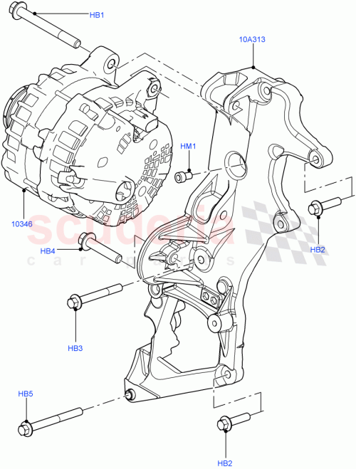 Part Diagram for Land Rover LR077394