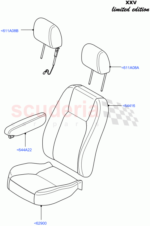 Part Diagram for Land Rover LR057514