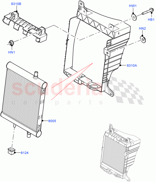 Part Diagram for Land Rover LR128290