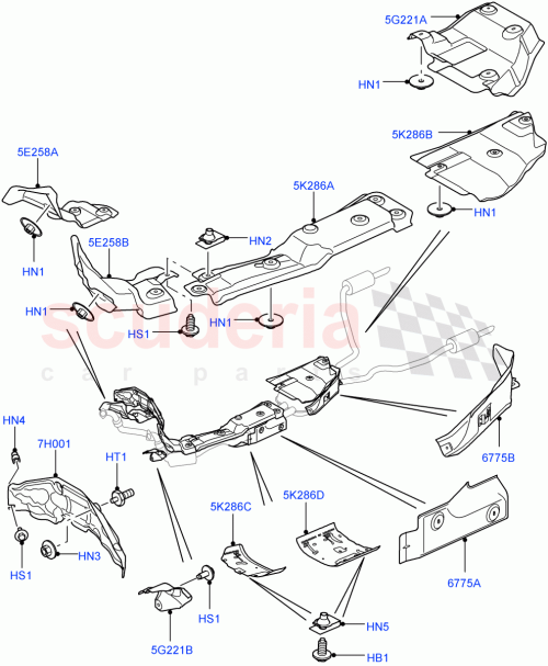 Part Diagram for Land Rover KRO500231