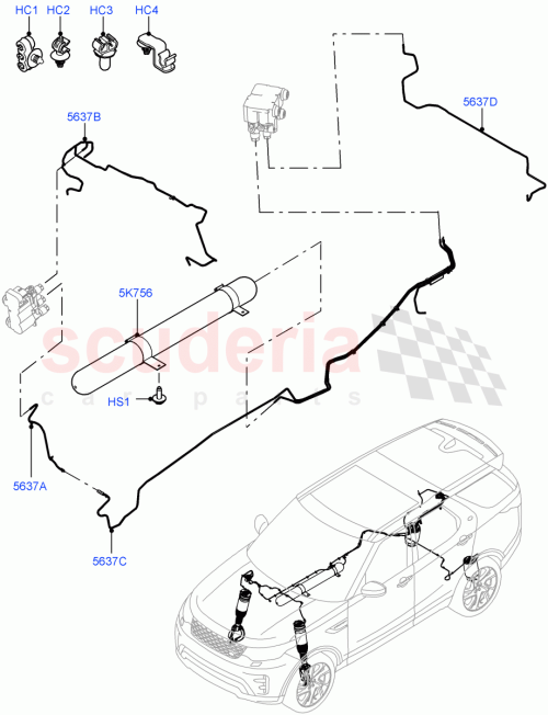 Part Diagram for Land Rover LR117034