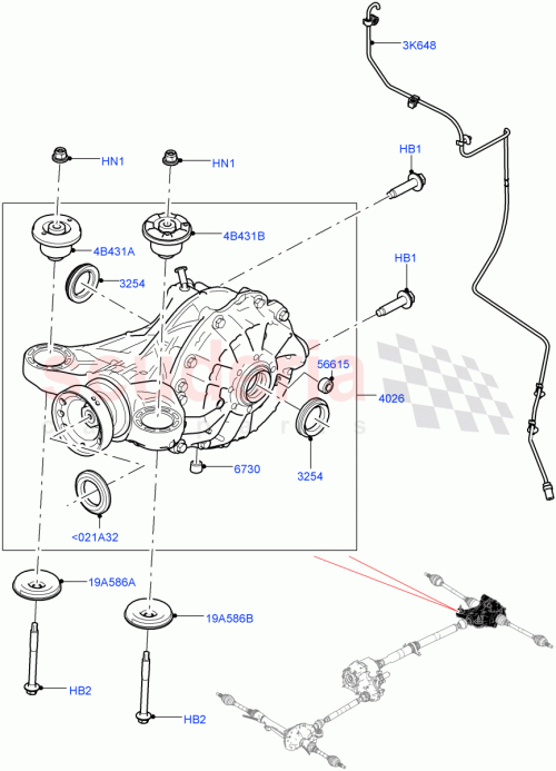 Part Diagram for Land Rover LR135859