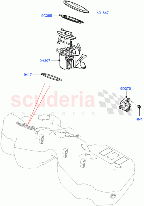Part Diagram for Land Rover LR117840