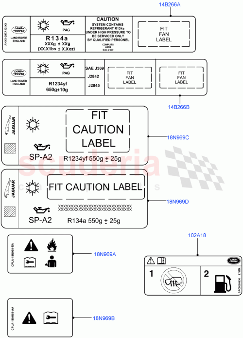 Part Diagram for Land Rover LR141002
