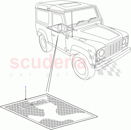 Part Diagram for Land Rover LR005040