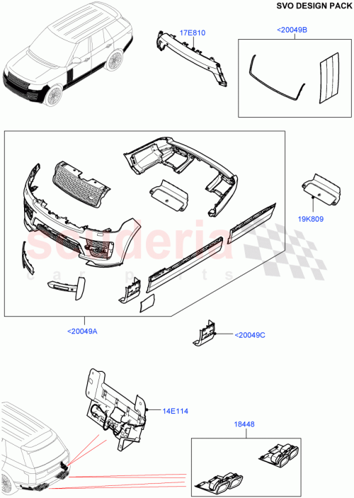 Part Diagram for Land Rover VPLGB0375LML