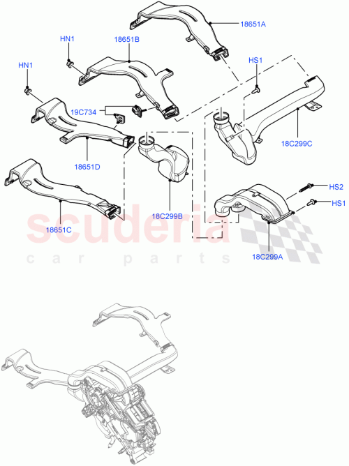 Part Diagram for Land Rover LR118521