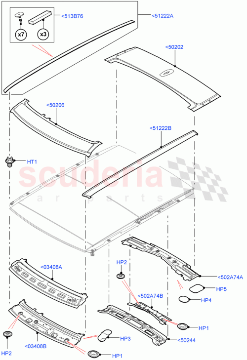 Part Diagram for Land Rover LR072887