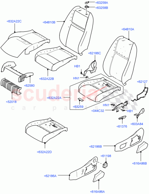 Part Diagram for Land Rover LR092082