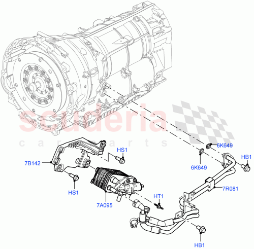 Part Diagram for Land Rover LR141636