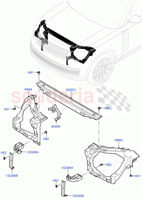 Part Diagram for Land Rover LR152672
