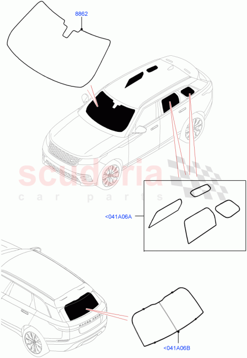 Part Diagram for Land Rover VPLYS0426