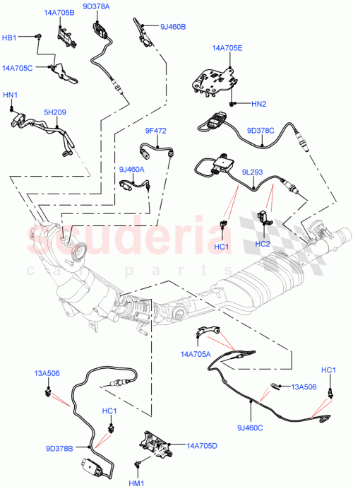 Part Diagram for Land Rover LR139654