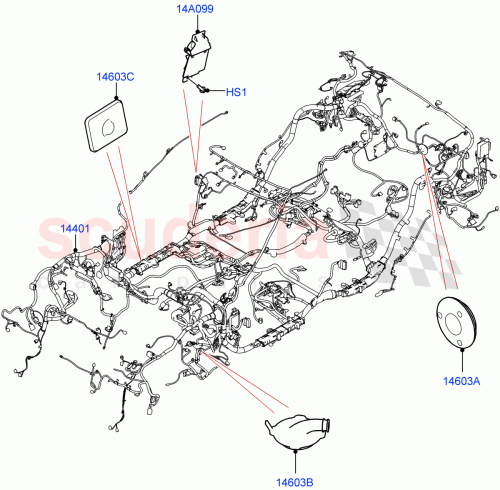 Part Diagram for Land Rover LR164407