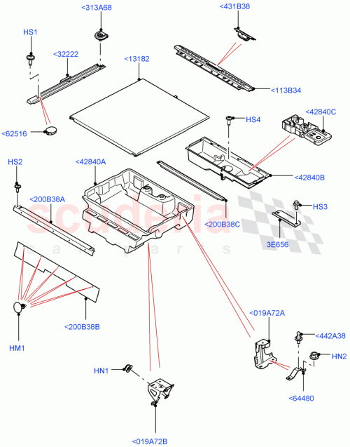 Part Diagram for Land Rover LR112510