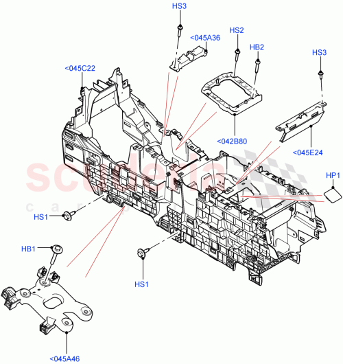 Part Diagram for Land Rover LR135197