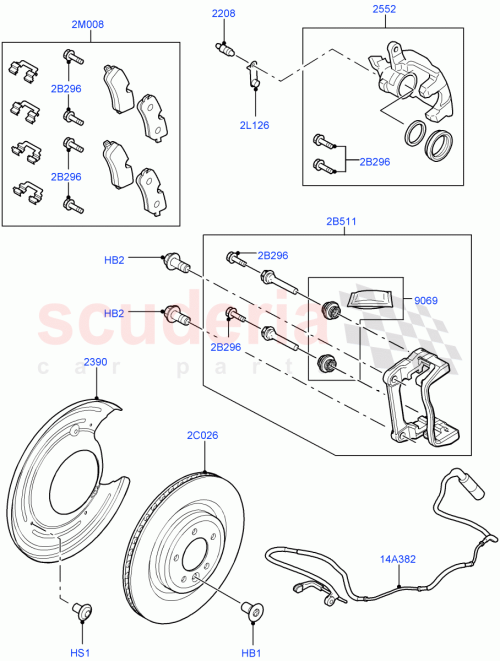 Part Diagram for Land Rover LR068303