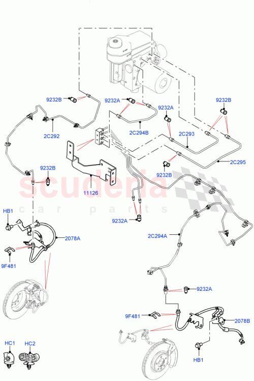Part Diagram for Land Rover LR133556