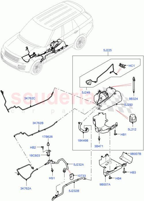 Part Diagram for Land Rover LR134939