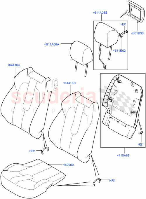 Part Diagram for Land Rover LR036101
