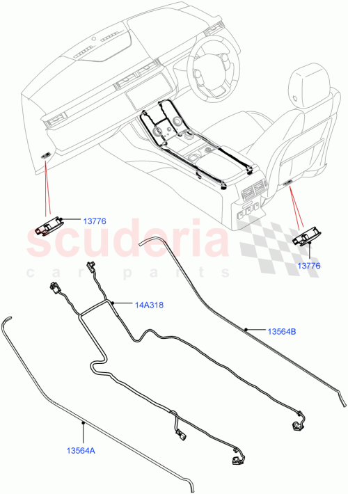 Part Diagram for Land Rover LR091667