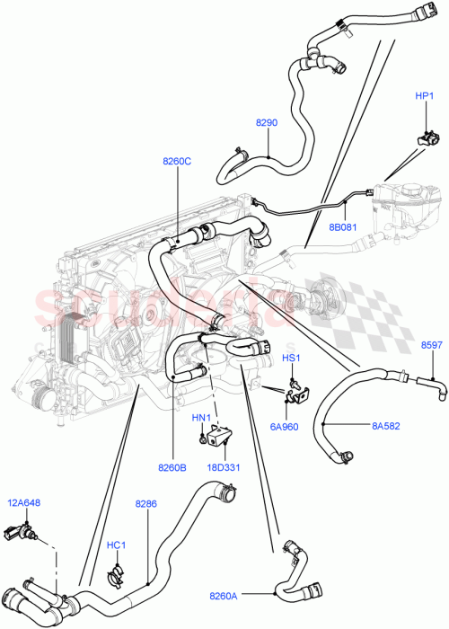 Part Diagram for Land Rover LR024968