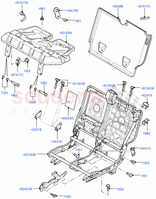 Part Diagram for Land Rover LR016519