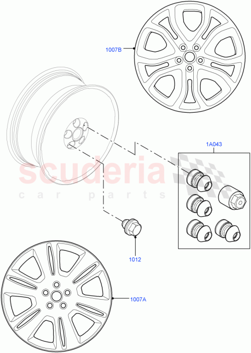 Part Diagram for Land Rover VPLCW0118