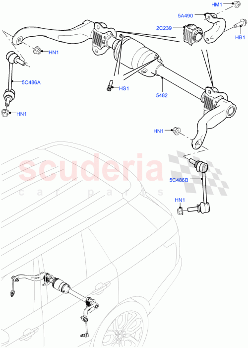 Part Diagram for Land Rover LR033242