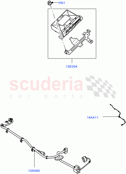 Part Diagram for Land Rover LR133659