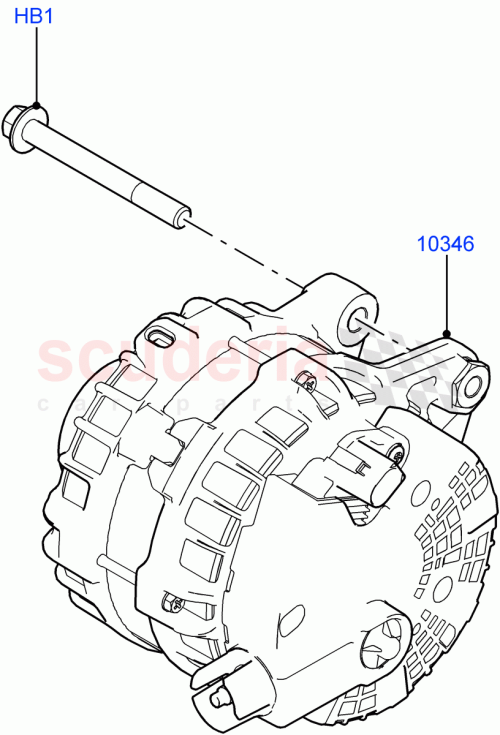 Part Diagram for Land Rover LR152743