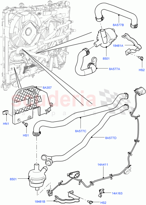 Part Diagram for Land Rover LR064178