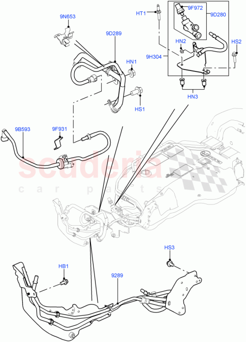 Part Diagram for Land Rover LR050915