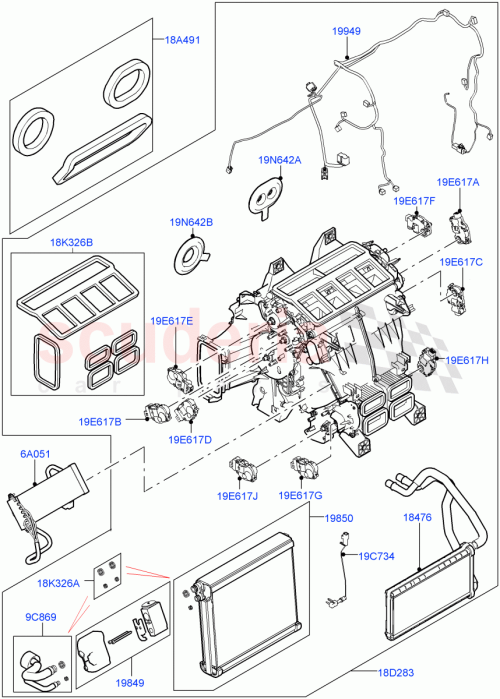 Part Diagram for Land Rover LR072163