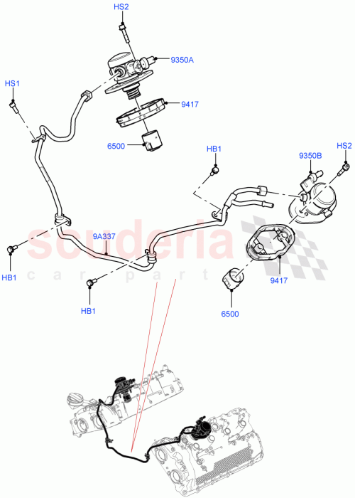 Part Diagram for Land Rover LR159318