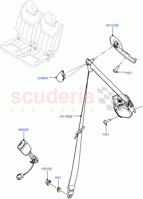 Part Diagram for Land Rover LR083345