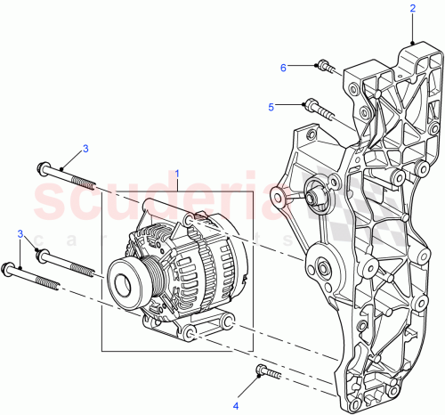 Part Diagram for Land Rover VYG000020